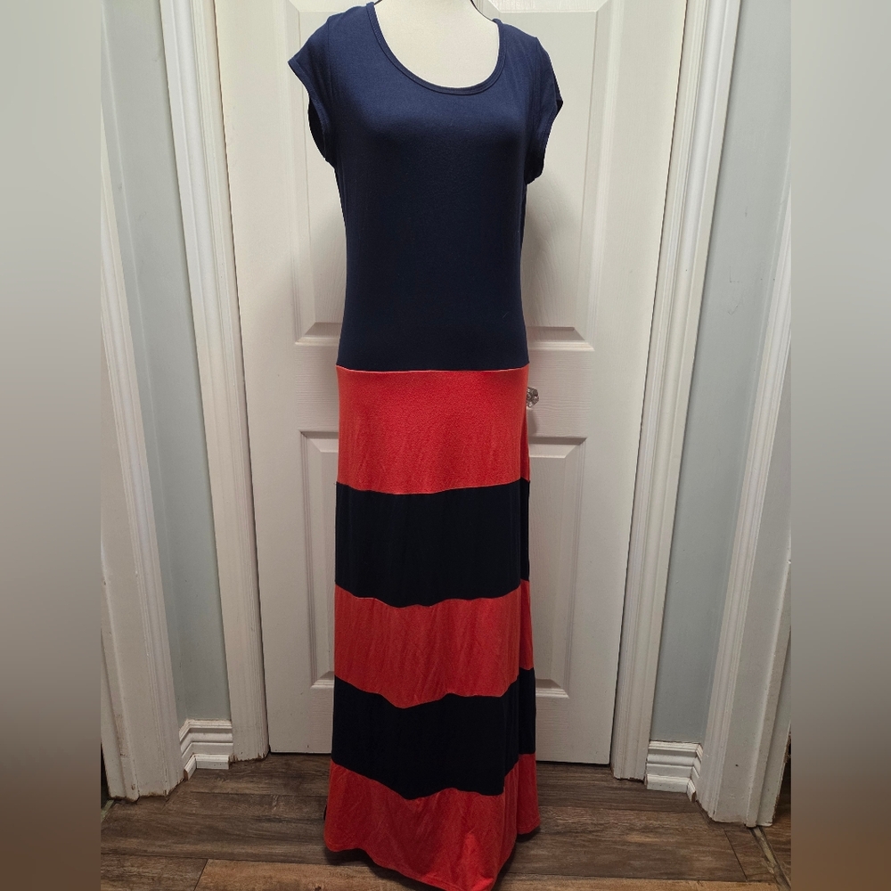 Go Couture Made In USA Micro Modal/Spandex Maxi Dress